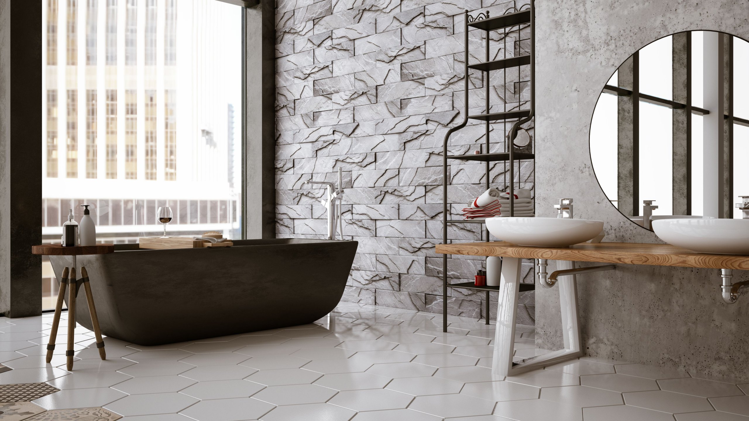 Consider these types when choosing bathroom tiles